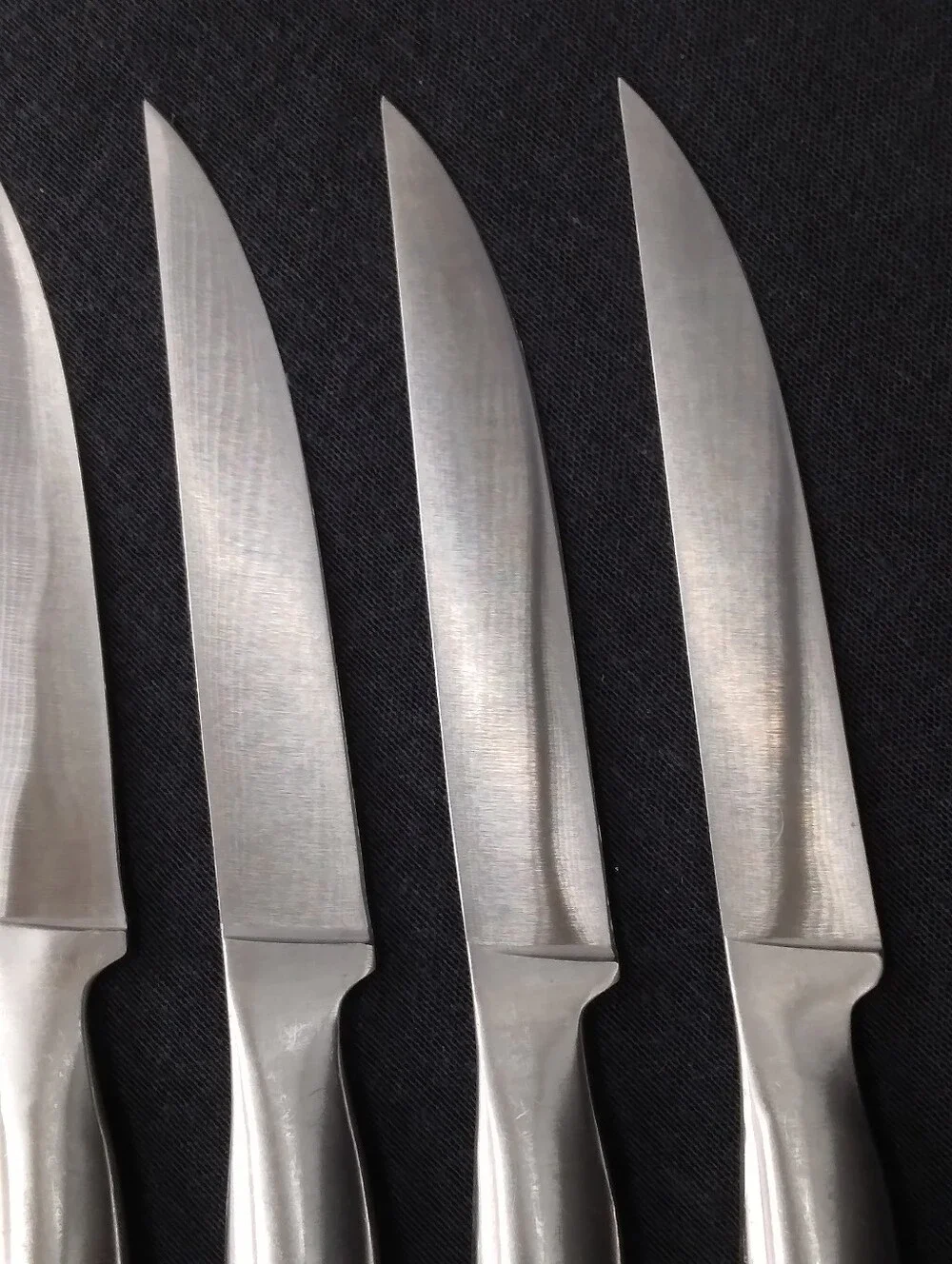 Set of 6 Analon Carbon Steel Steak Knives Heat Treated Ice Hardened 5